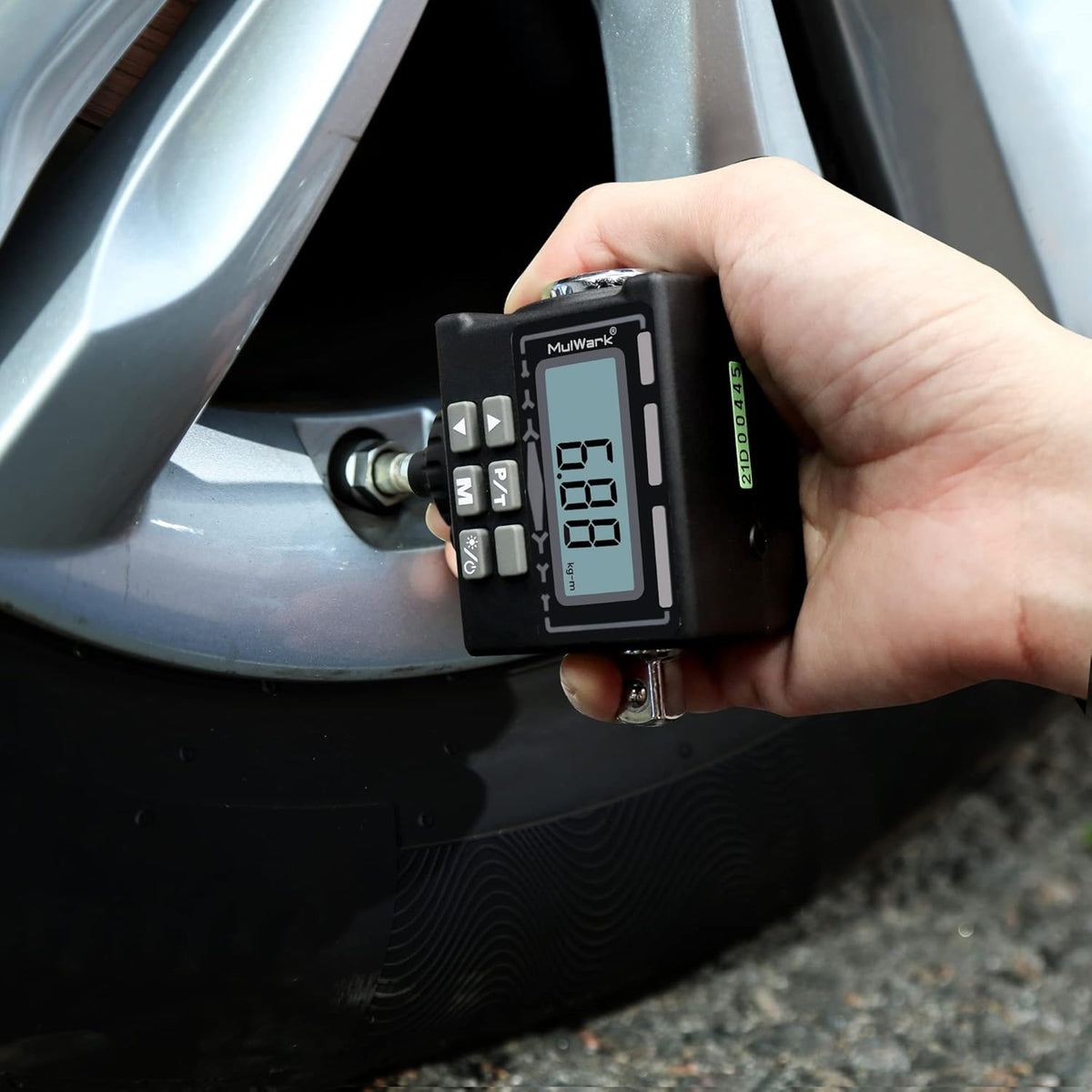 1/2" Digital Torque Adapter Converter with Tire Pressure Gauge, Pack of 2 C250