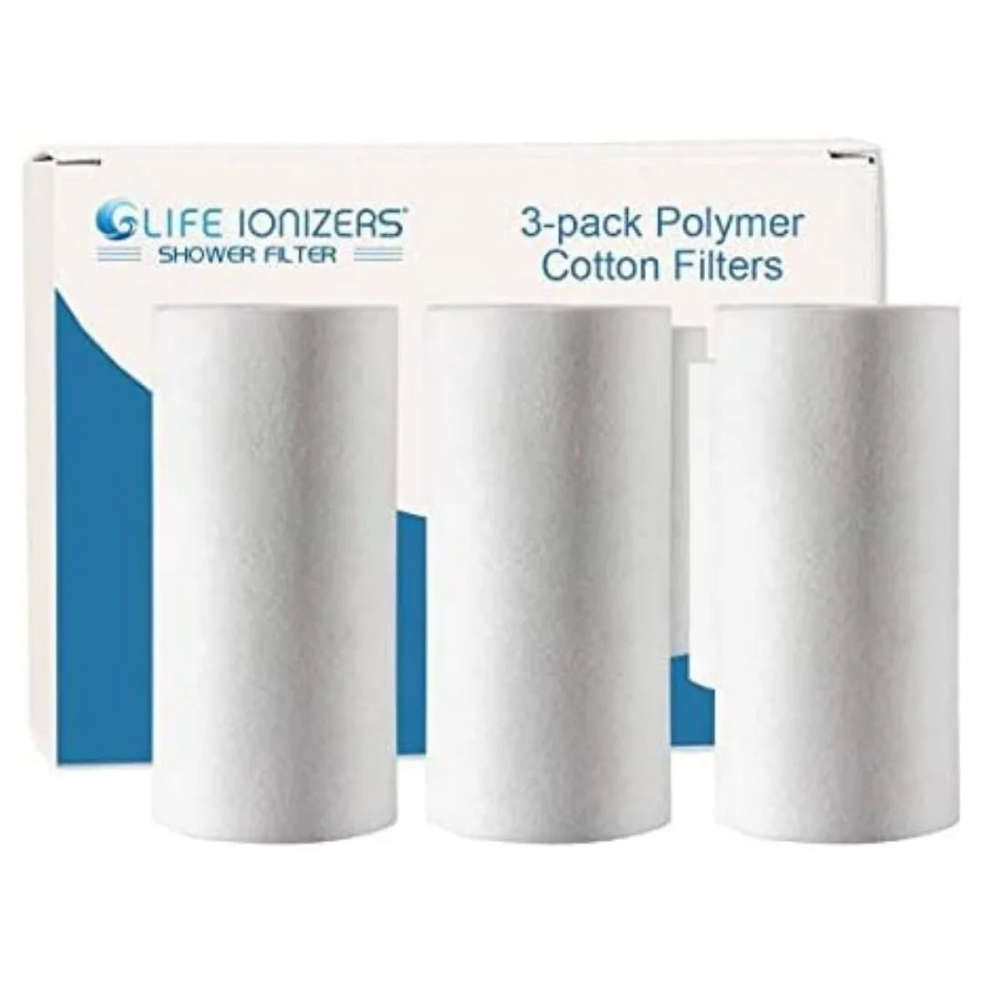 Shower Filter Replacement Composite Filter + 4 Polymer Cotton Filters W475825