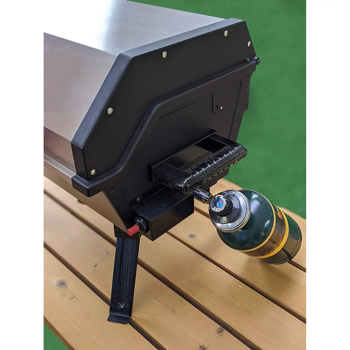 14,000 BTU Portable Propane Gas Grill with Grease Pan X539434