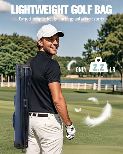 Lightweight Golf Stand Bag with 2 Way Dividers J7024