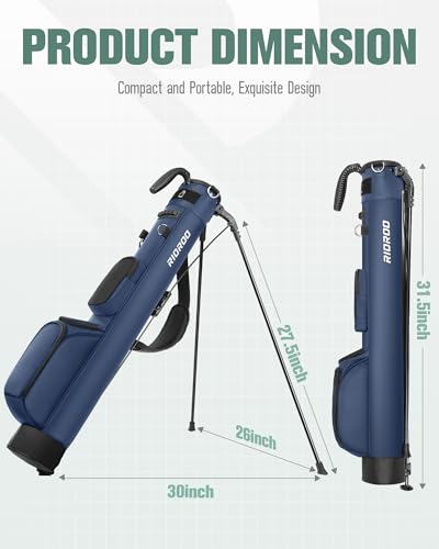 Lightweight Golf Stand Bag with 2 Way Dividers J7024