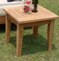 Grade-A Teak Wood 26" Square Side Table E284