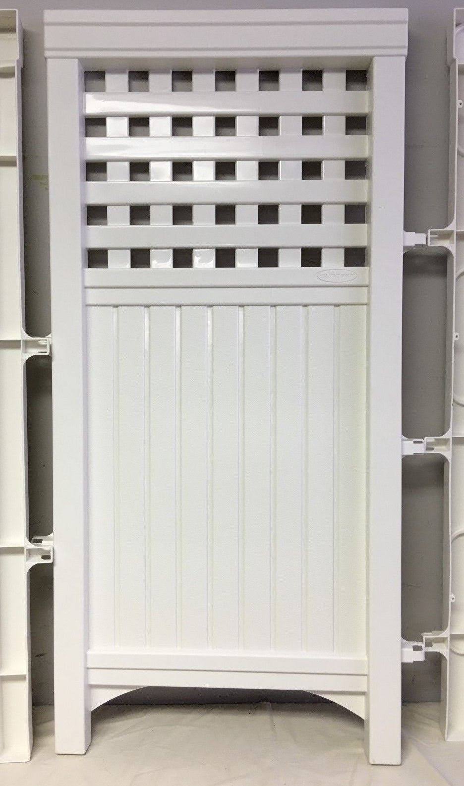 White 4-Piece Outdoor Screen Enclosure Set G485