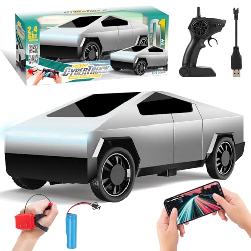 1:14 Remote Control Pick-up Truck with Light and Loadspace A40737