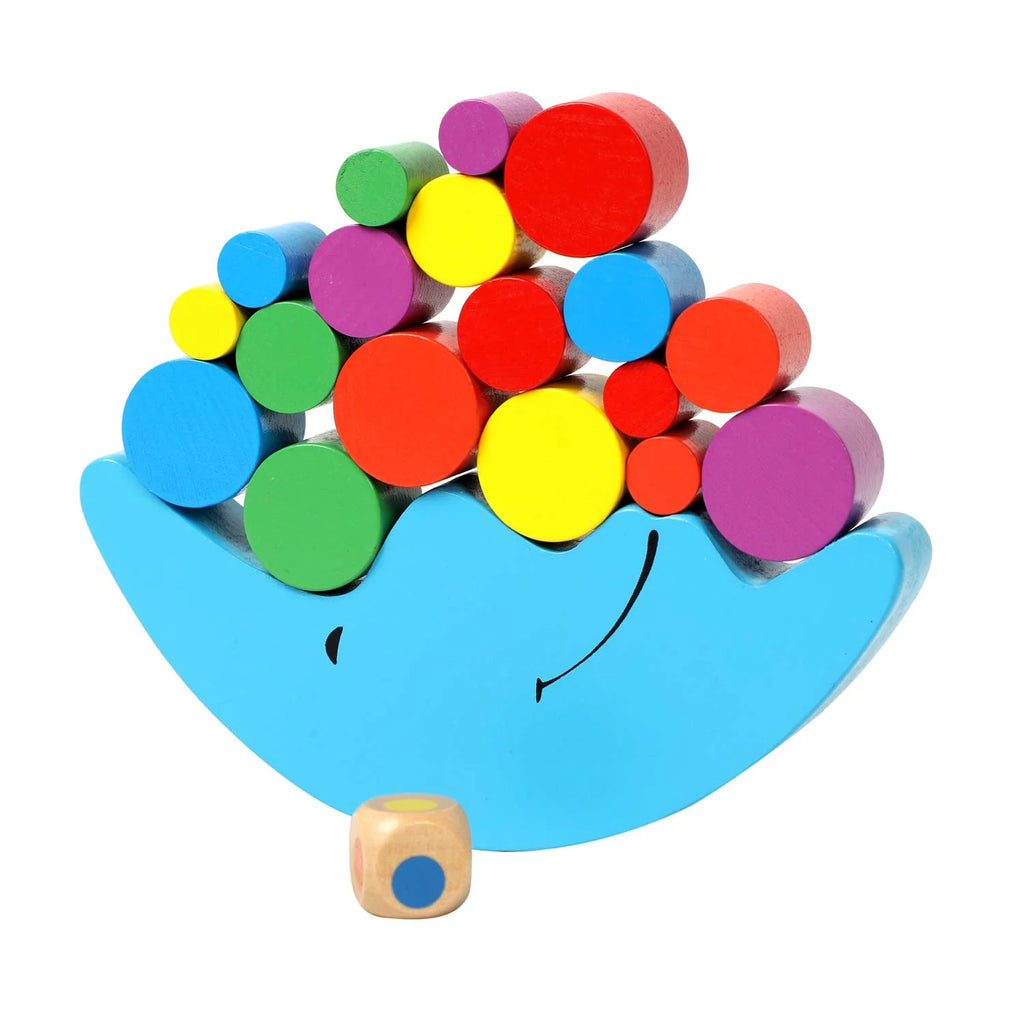 Wooden Baby Toys Balance Stacking Blocks Educational Toys I1908