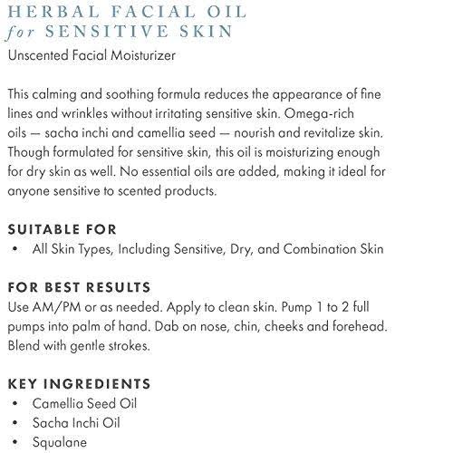 Unscented Herbal Facial Oil 15ml D90203