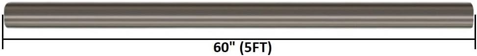 Stainless Steel Straight Exhaust Pipe 2" OD 5' Long Pack of 2 B87570