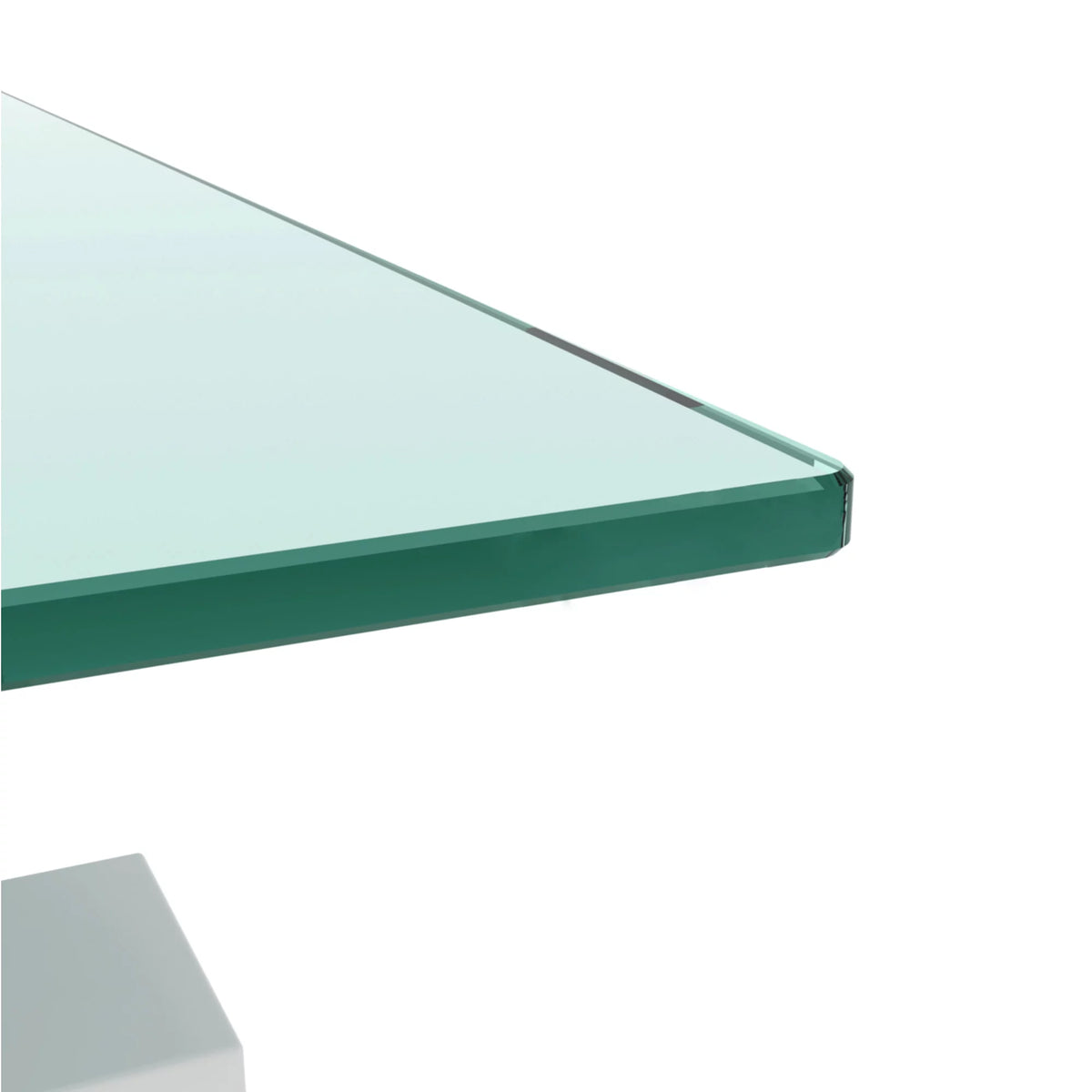 White Glass Coffee Table Q983