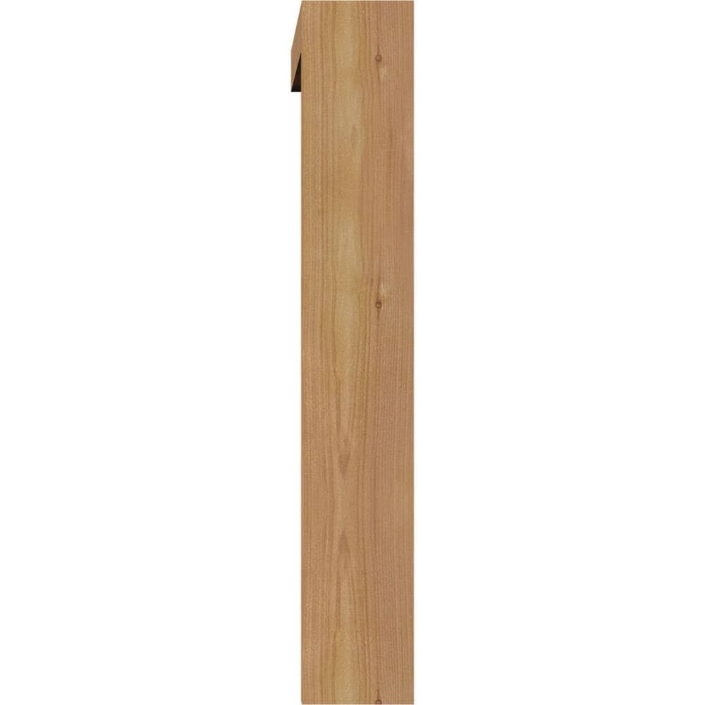3 1/2x22W x 22x22D x 22x22H Smooth Bracket with Offset Brace, Western Red Cedar S3630