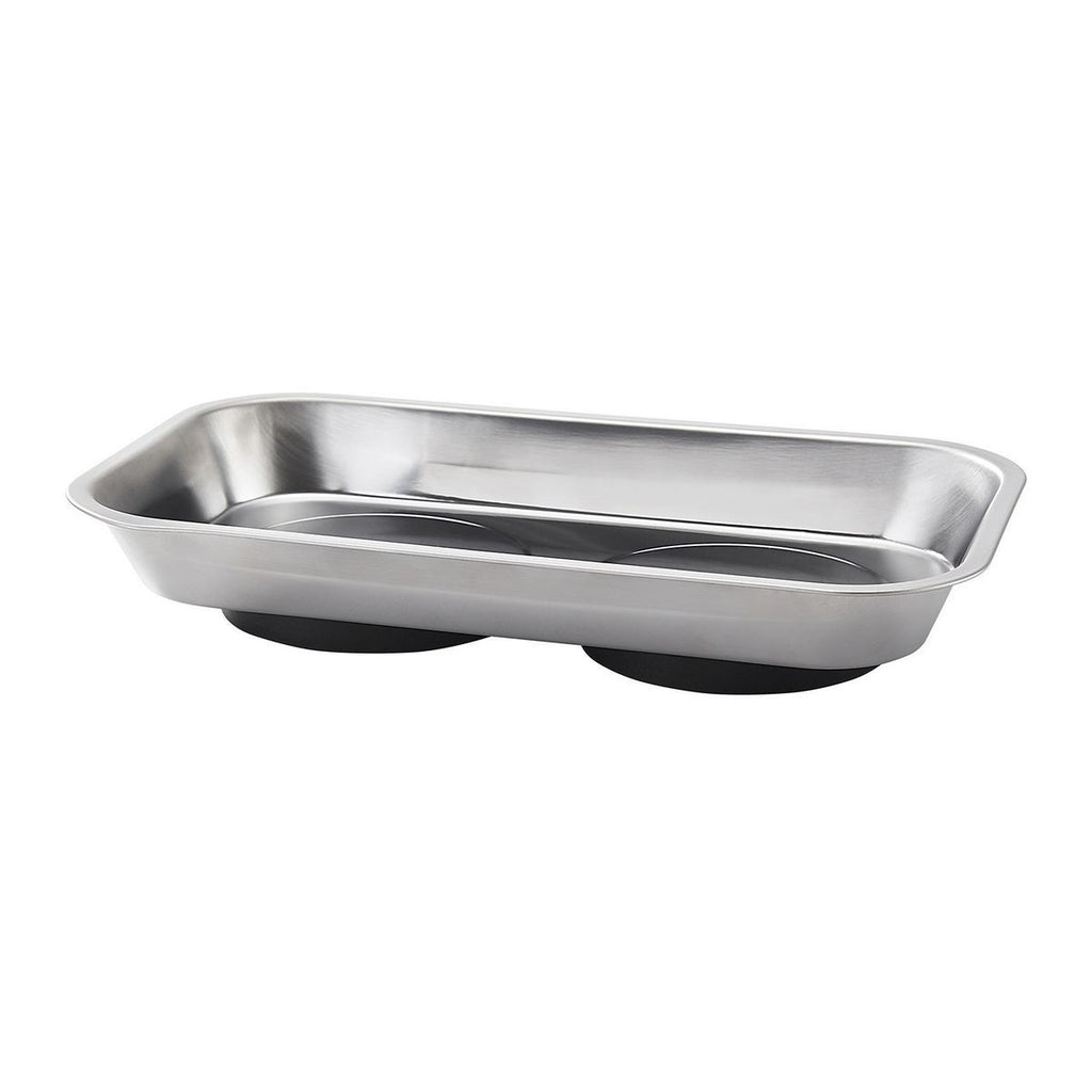 9-1/2 in. x 5-1/2 in. Magnetic Stainless Steel Parts Tray L701093