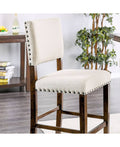 Brown Cherry Finish Counter Height Chair, Set of 2 G212