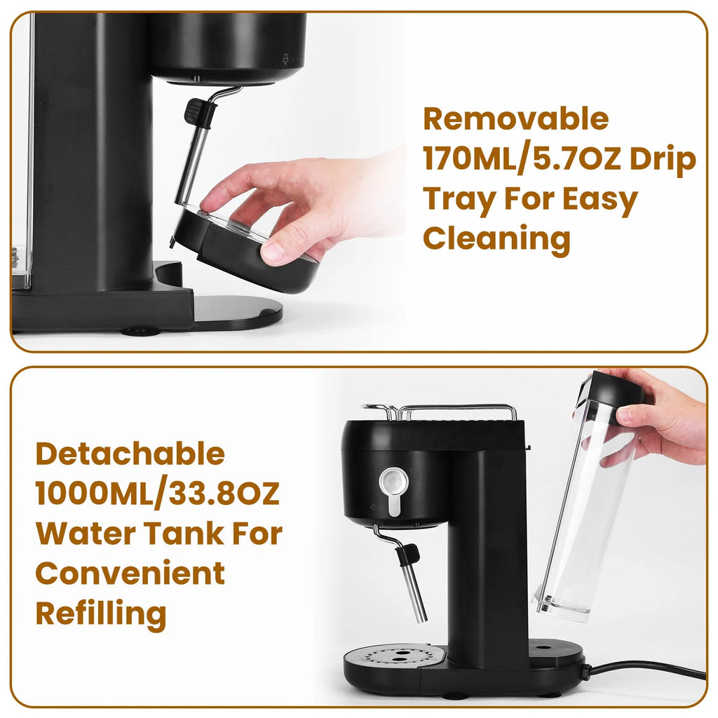 Espresso Machine with Milk Frother System P68538