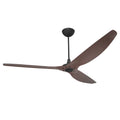 84 Ceiling Fan with Cocoa Bamboo Blades and Black Finish O850