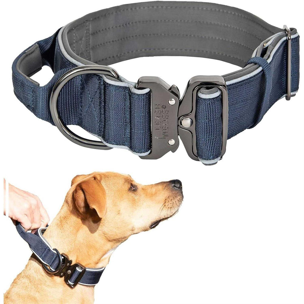 Heavy-Duty Adjustable Dog Collar with Handle U419788