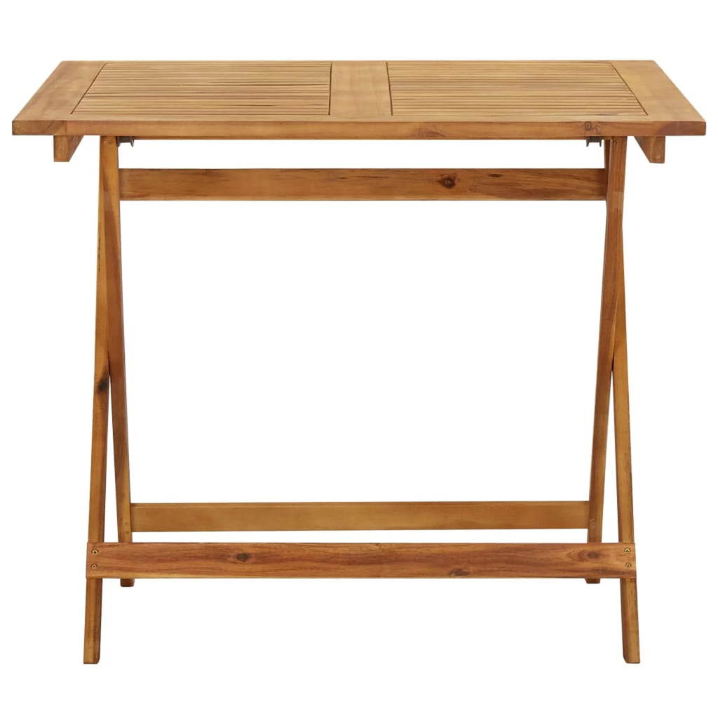 Folding Garden Table Solid Acacia Wood N8426