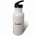 21 oz Black Sports Water Bottle P70928