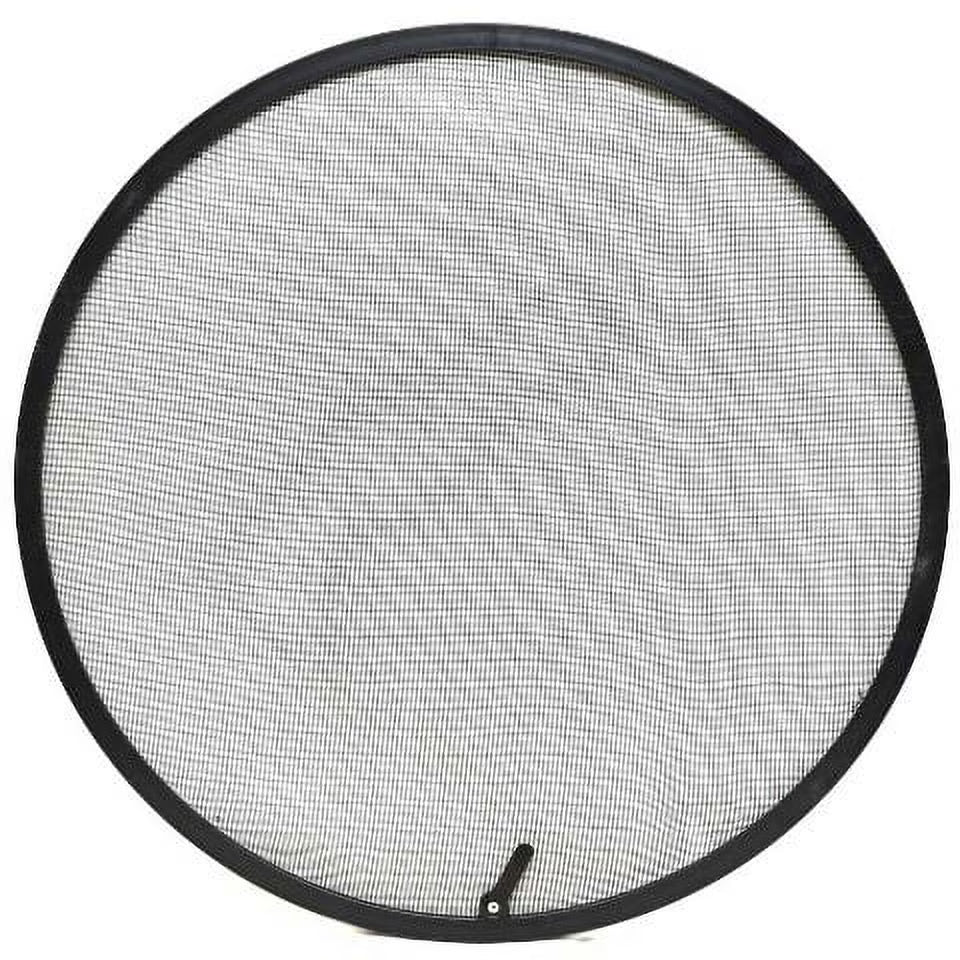 Black 20 Inch Boat Round Hatch Screen X31361