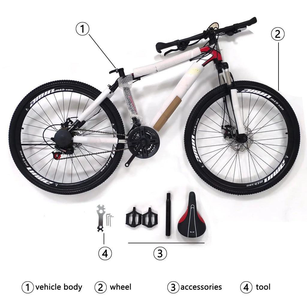 26-Inch Wheels 21 Speed Dual Disc Brake Mountain Bike N899