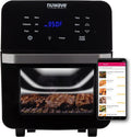 Brio Air Fryer Smart Oven, 15.5-Qt X-Large Family Size, Countertop Convection Rotisserie Grill Combo, 4 Rack Positions, 50°-425°F Temperature Controls in 5° Increments, Linear Thermal Technology and Integrated Temperature Probe Y83723