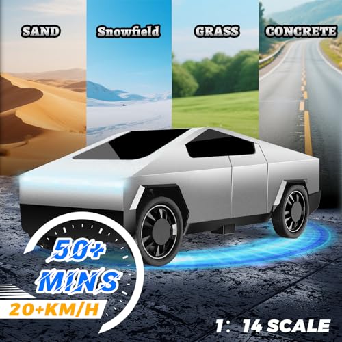 1:14 Remote Control Pick-up Truck with Light and Loadspace A40737