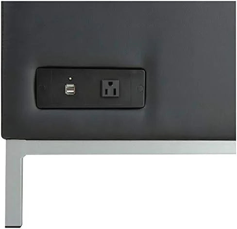 Black Powered Armless L Sectional Z717508