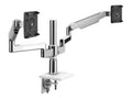 Mounting Kit for 2 LCD Displays, Steel and Aluminum A461