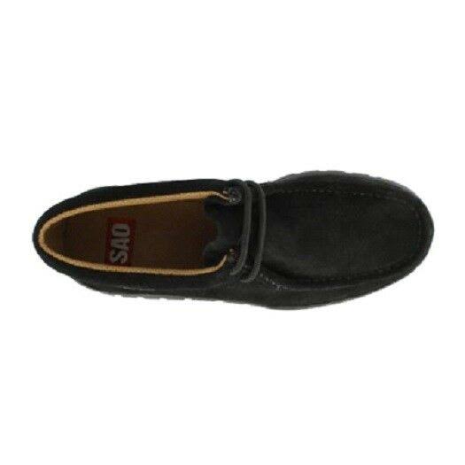 Black Suede Detonator Shoes Y99408