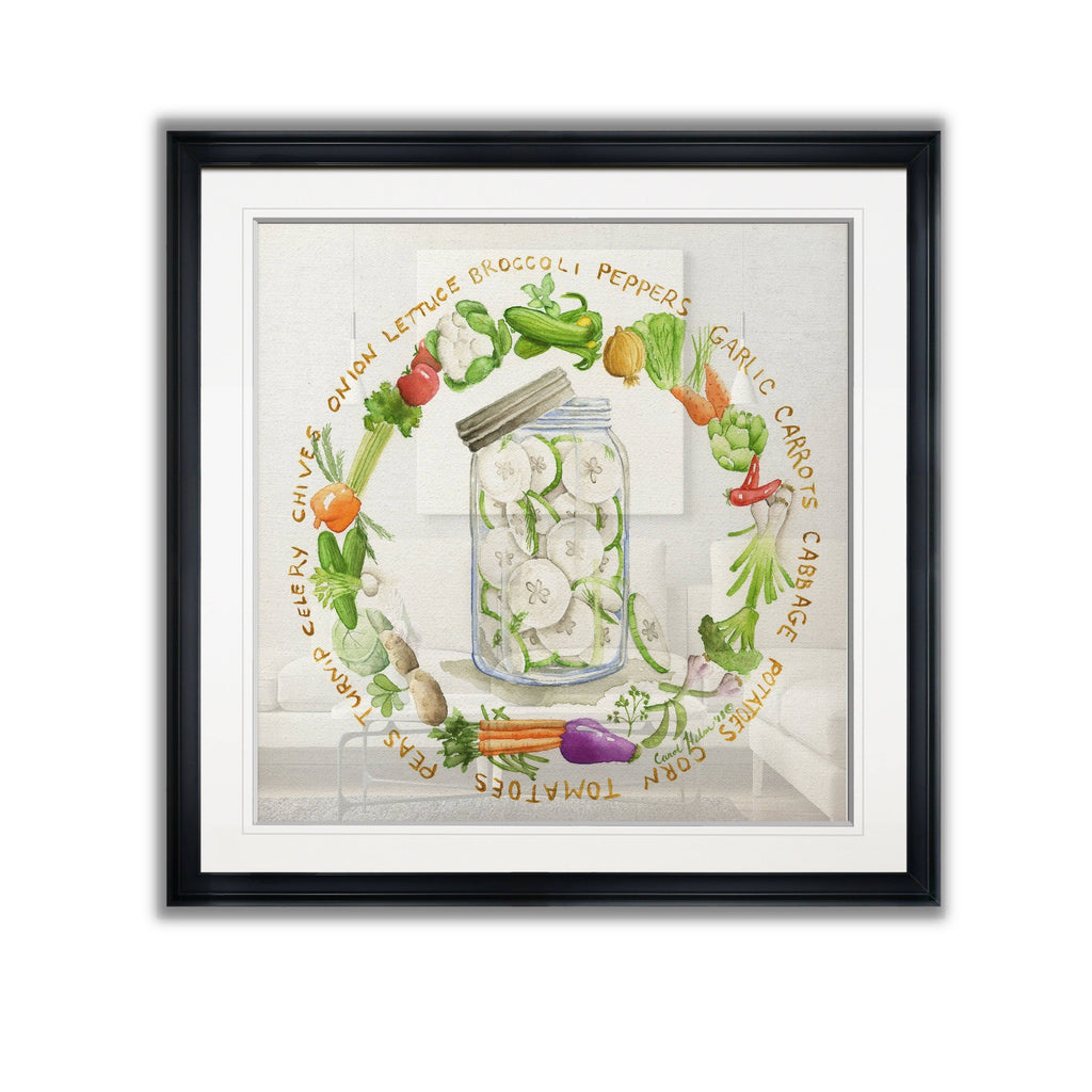 Framed Giclee Print 22X22 G4283