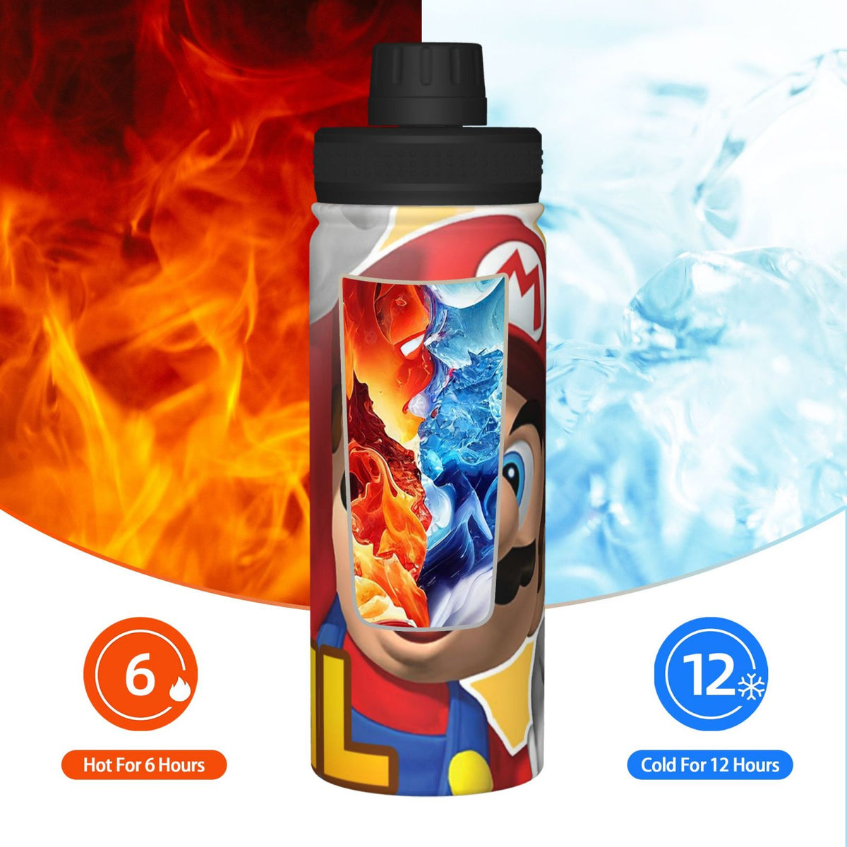18OZ Stainless Steel Insulated Water Bottle P4291