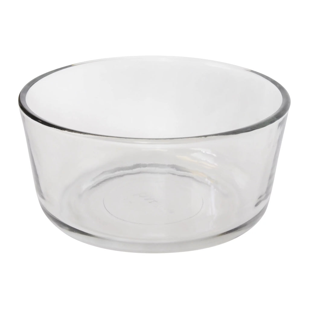 Clear Glass 4-Cup Food Storage Bowl with Lid X5318