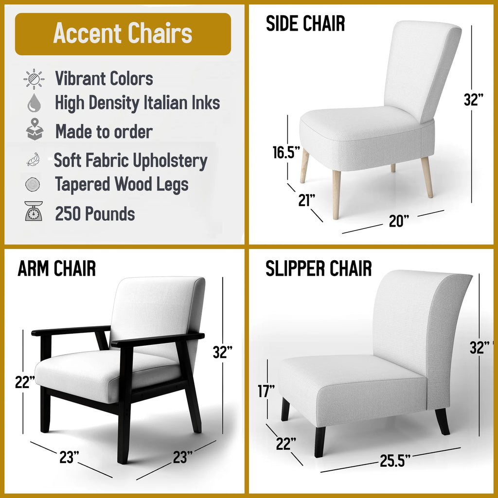 Upholstered Nautical & Coastal Accent Chair and Arm Chair M8660