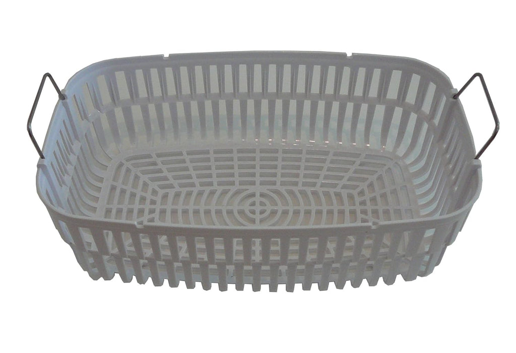 Commercial Ultrasonic Cleaner, 2.5L, White, Plastic Tray, 110V Y457