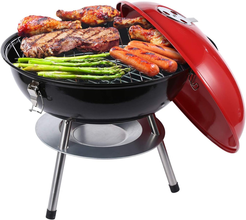 Charcoal Grill 14 Inch Portable Small BBQ Grill M942