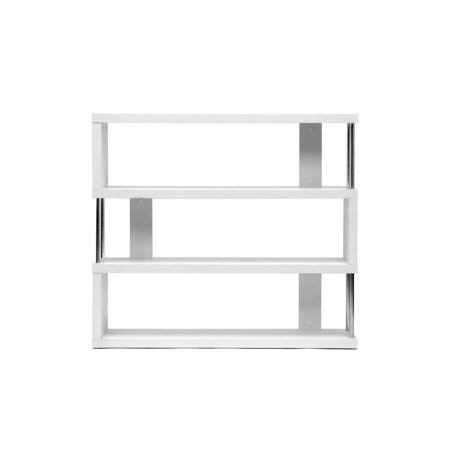 White Three-Shelf Bookcase T11554