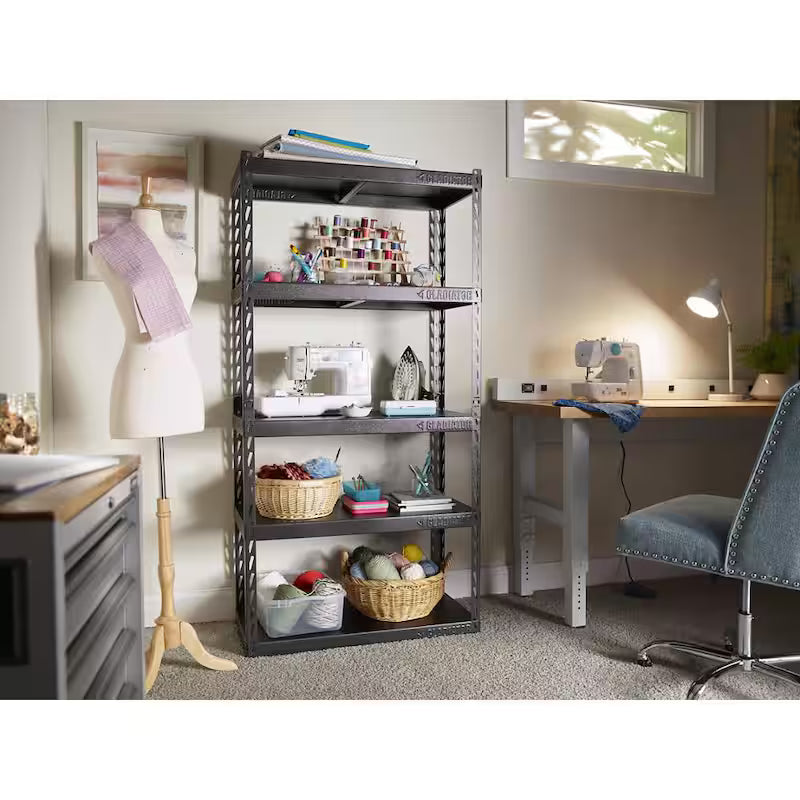 5-Tier Steel Garage Storage Shelving Unit I127