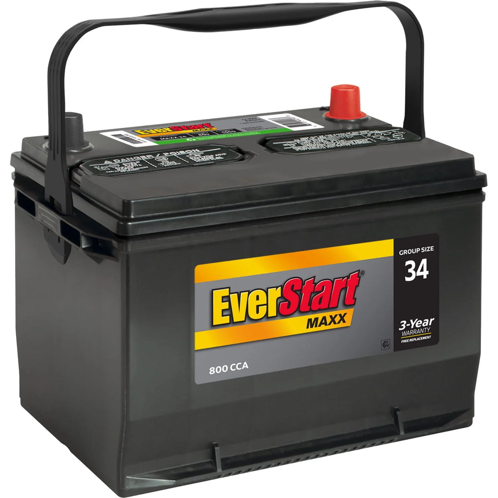 Lead Acid Automotive Battery Group Size 34 12 Volt 800 CCA D760428