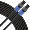 12g Speaker Cable Speakon to 50 ft Black Y405