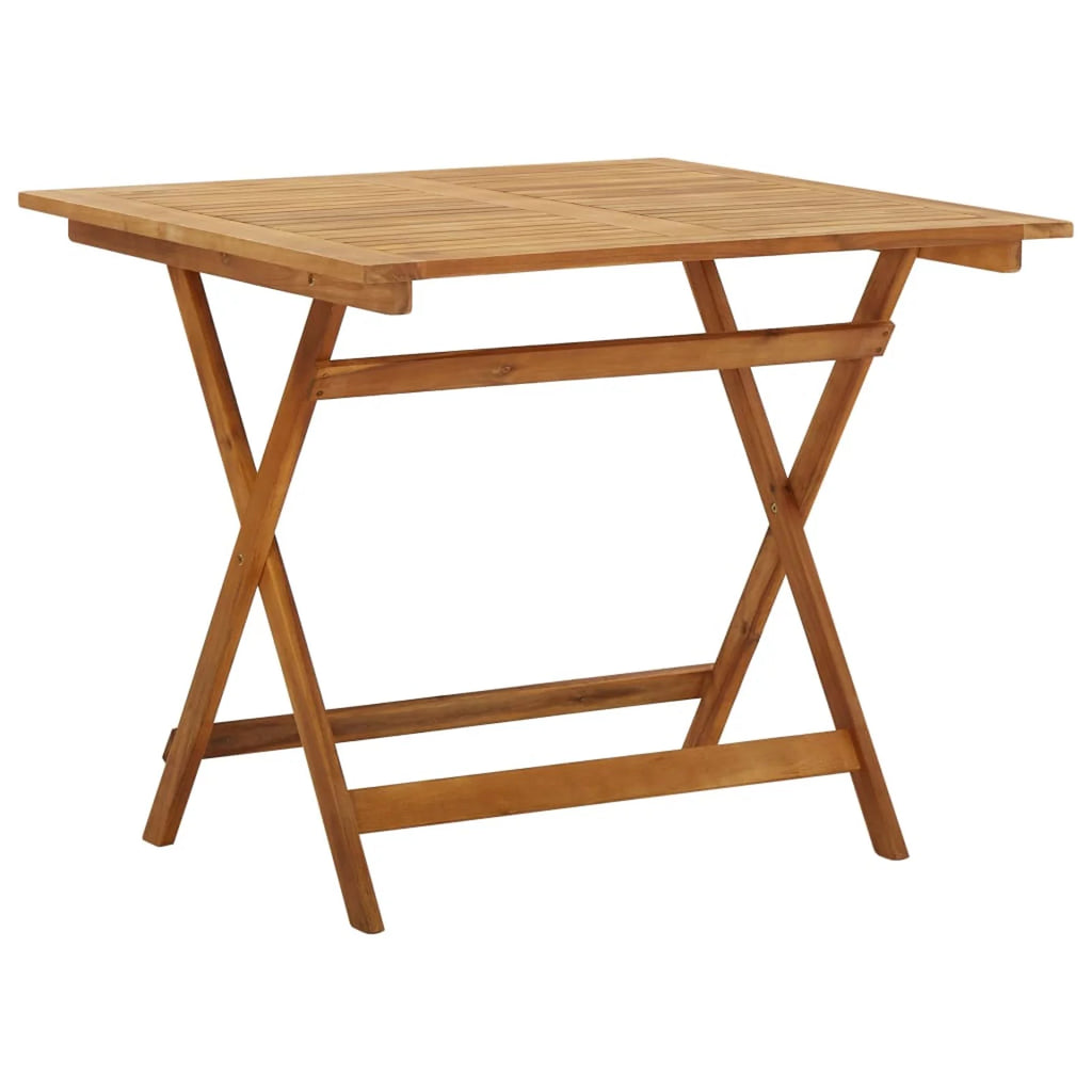 Folding Garden Table Solid Acacia Wood N8426