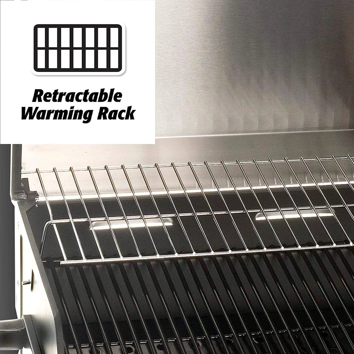 14,000 BTU Portable Propane Gas Grill with Grease Pan X539434