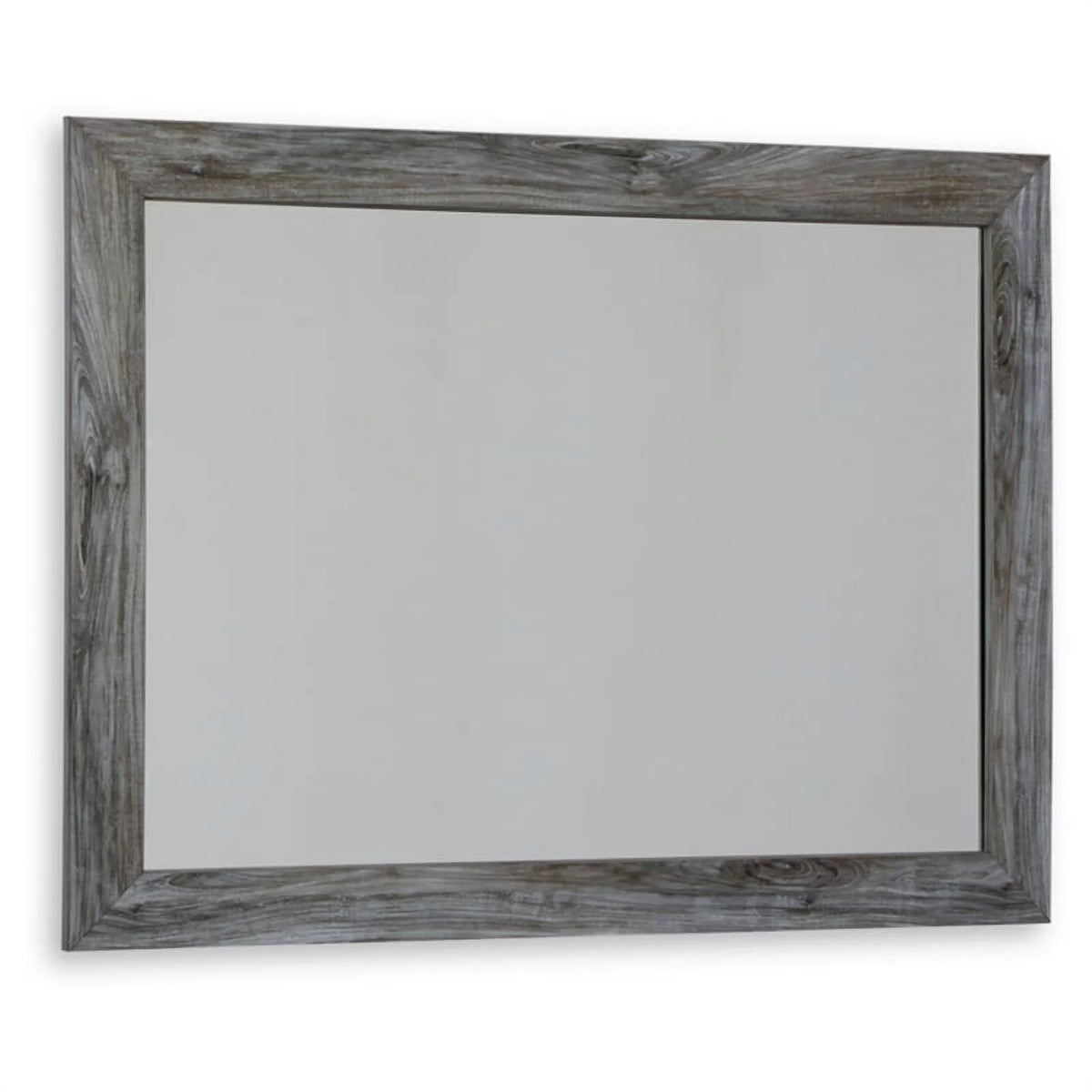 Wood Bedroom Mirror in Smoky Gray C2688