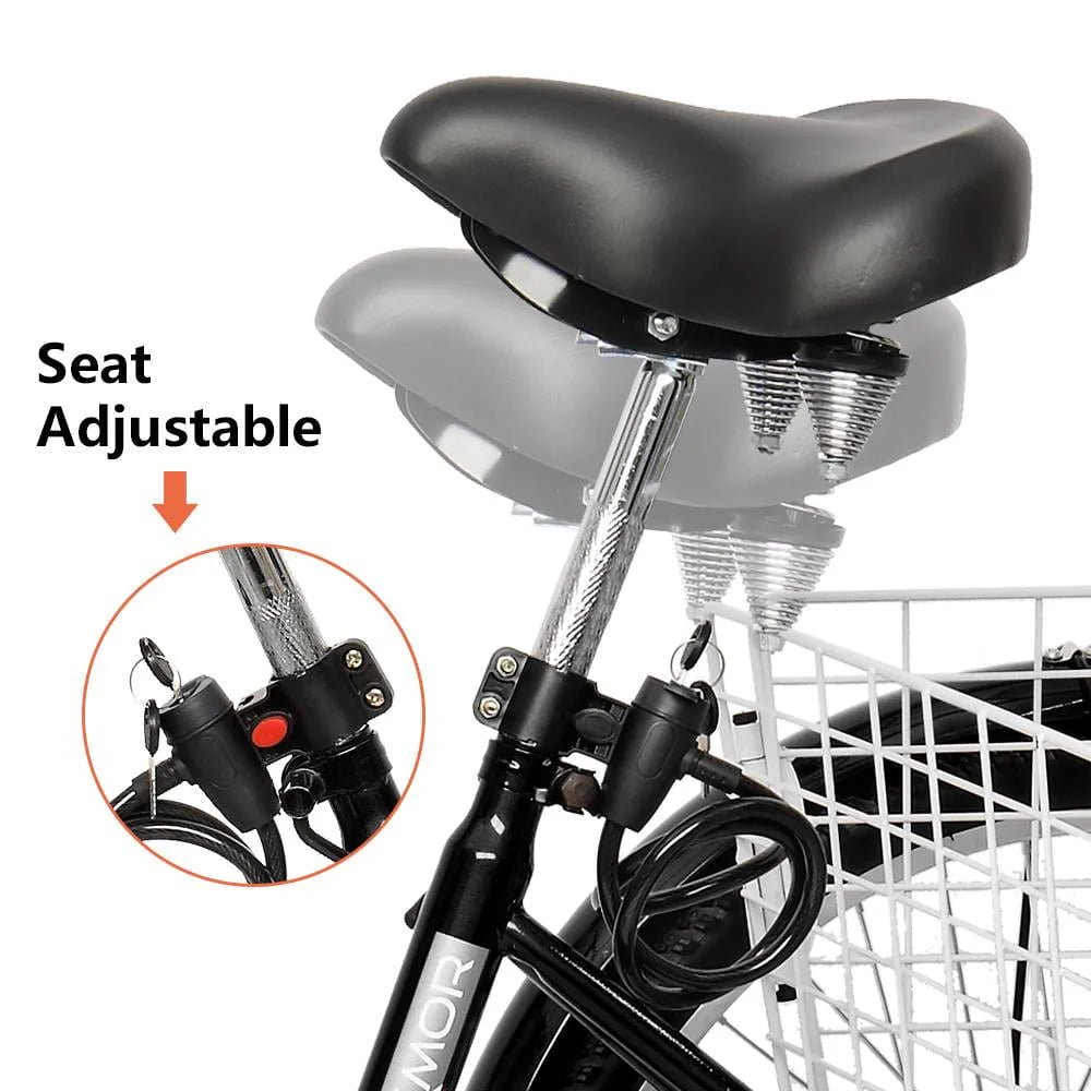 24" 7 Speed Adult Tricycle O9372