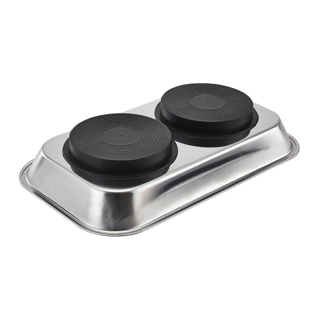 9-1/2 in. x 5-1/2 in. Magnetic Stainless Steel Parts Tray L701093