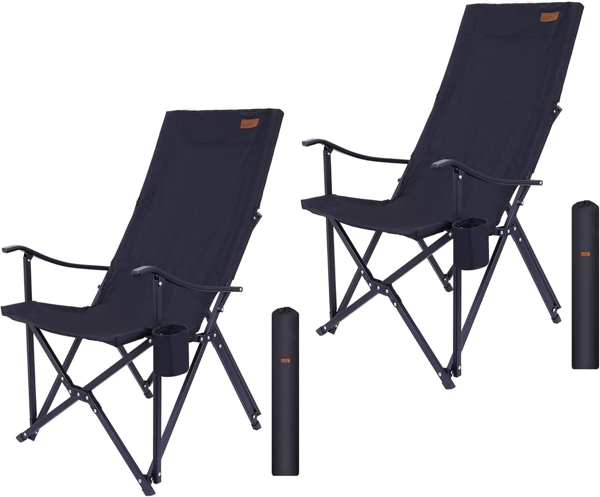 Red Folding Camping Chair with Cup Holder & Carry Bag T75771