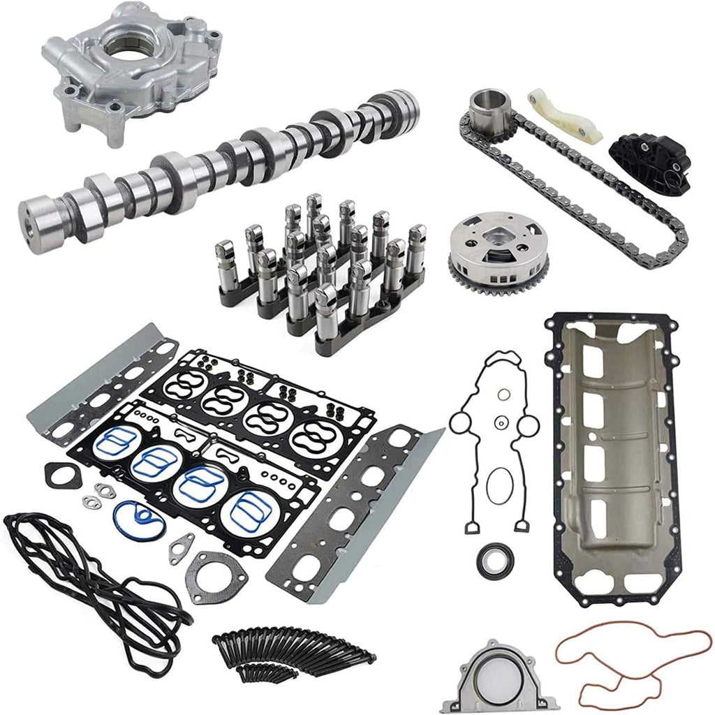 Camshaft Lifter Kit with Water Pump Timing Chain Kit for Dodge Ram 1500 5.7L V8 HEMI 2009-2019 X578