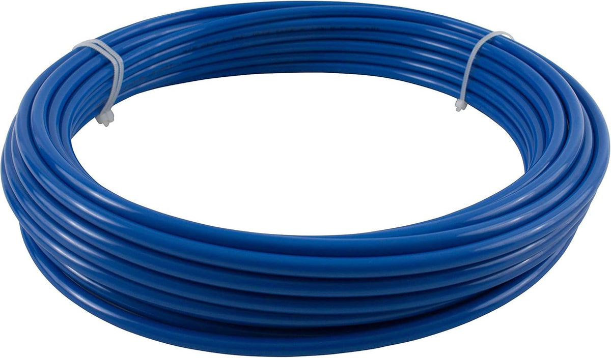 3/8" OD x 100' Blue Nylon Air Brake Tubing, Pack of 2 E864469