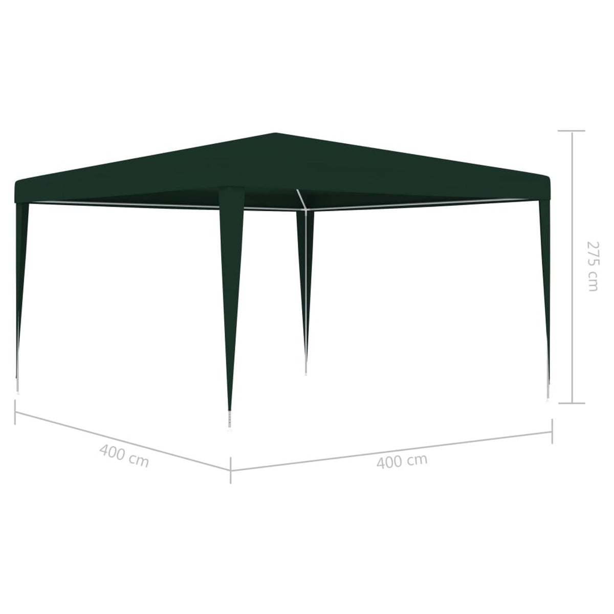 13.1'x13.1' Green Party Tent X35469