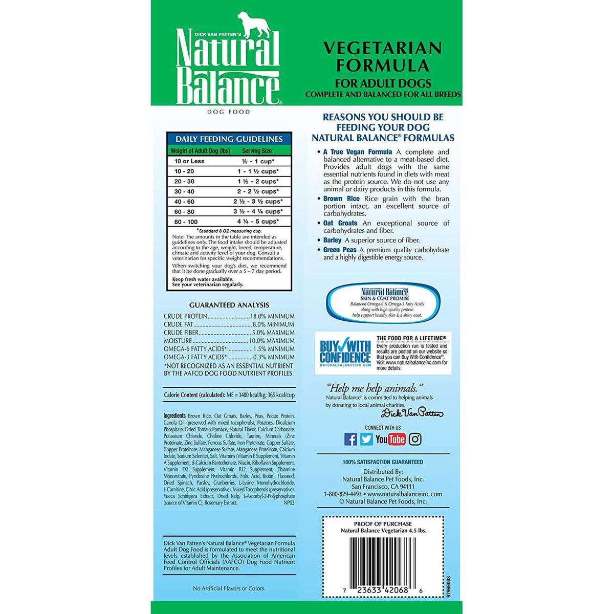 Vegetarian Recipe Dry Dog Food C628127