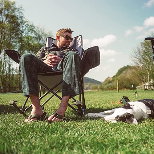 Oversized Heated Rocking Camping Chair D111