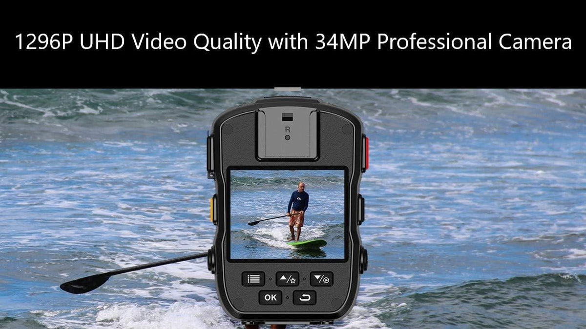 Body Camera with Audio, 2 Inch Display, Night Vision, Waterproof, Shockproof Z140838
