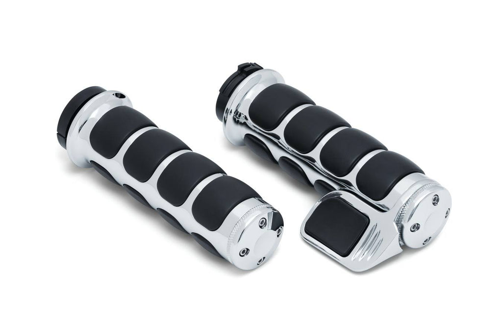 Chrome ISO-grip for Dual Cable Throttle S364889